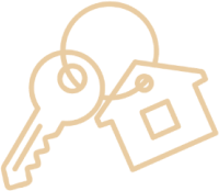 家と鍵のアイコン